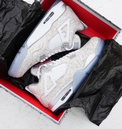 Air Jordan 4 Retro White ‘30th Anniversary Laser’