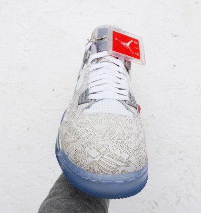 Air Jordan 4 Retro White ‘30th Anniversary Laser’