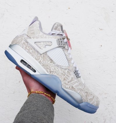 Air Jordan 4 Retro White ‘30th Anniversary Laser’