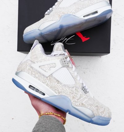Air Jordan 4 Retro White ‘30th Anniversary Laser’