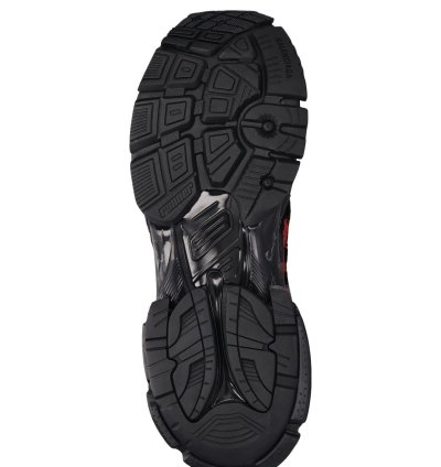 Balenciaga Runner Graffiti Black Red Low Top Sneakers New