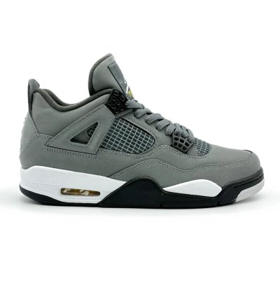 Nike Air Jordan 4 Retro Cool Grey Chrome Dark Charcoal White Steel 308497-007