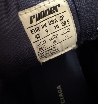 Balenciaga Runner Grey Yellow Blue