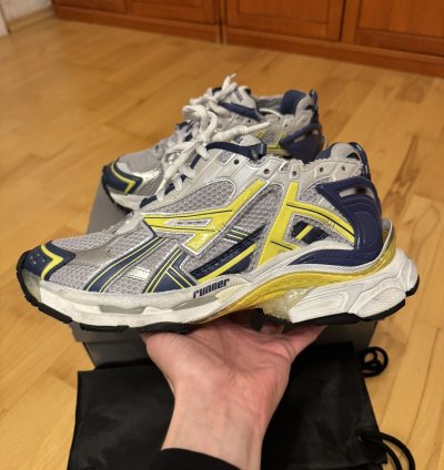 Balenciaga Runner Grey Yellow Blue