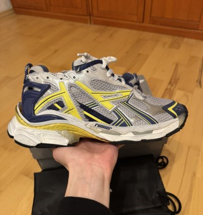 Balenciaga Runner Grey Yellow Blue