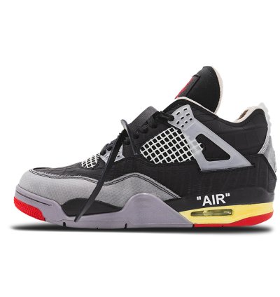 Air Jordan 4 x Off-White " Bred "