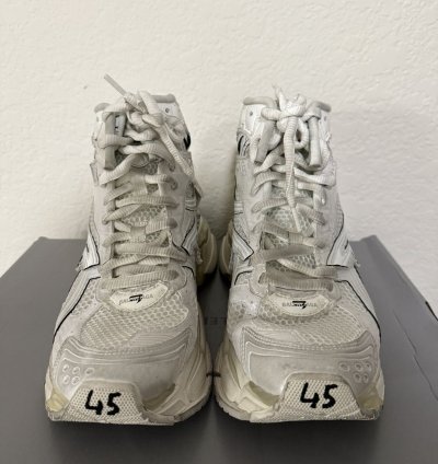 Balenciaga Runner High Top Sneaker White (45)