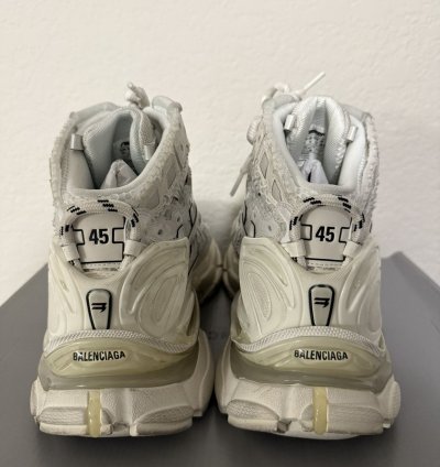 Balenciaga Runner High Top Sneaker White (45)