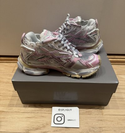 Balenciaga Runner Pink White sz 40