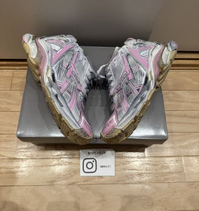 Balenciaga Runner Pink White sz 40
