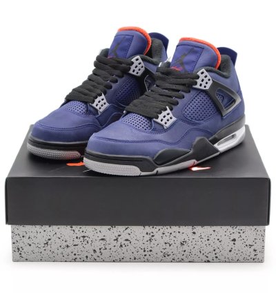 Nike Air Jordan 4 Retro Winterized Loyal Blue White Black CQ9597-401