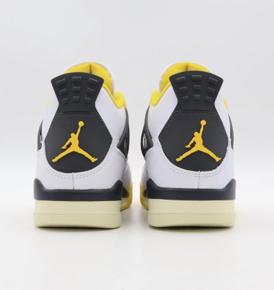 Nike Air Jordan 4 Retro Vivid Sulfur Coconut Milk Yellow AQ9129-101