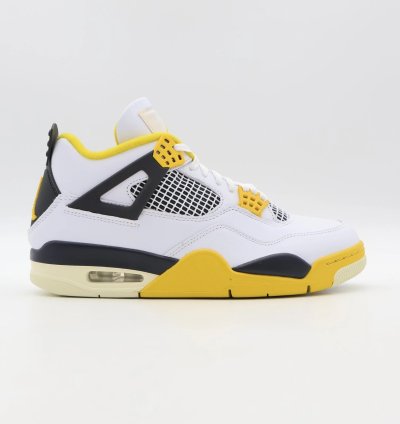 Nike Air Jordan 4 Retro Vivid Sulfur Coconut Milk Yellow AQ9129-101