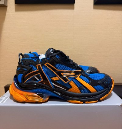 Balenciaga Runner Sneaker Blue Orange (47)
