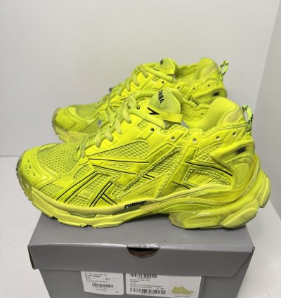 Balenciaga Runner Sneaker Fluo Yellow Size 46 Men New