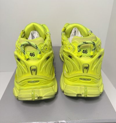 Balenciaga Runner Sneaker Fluo Yellow Size 46 Men New