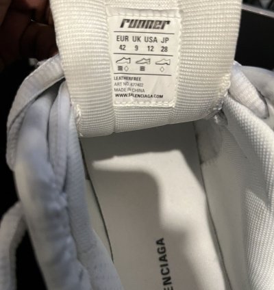 BALENCIAGA RUNNER WHITE-WHITE
