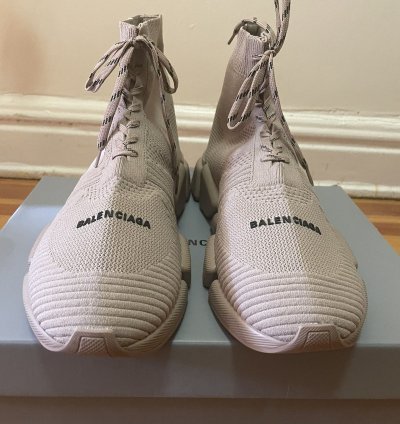 Balenciaga Speed 2 0 Lace Up Recycled Beige