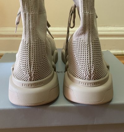 Balenciaga Speed 2 0 Lace Up Recycled Beige