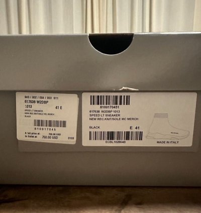 Balenciaga Speed Black Trainers