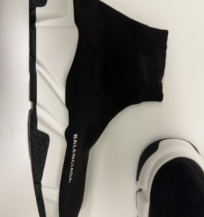 Balenciaga Speed Trainers Black White
