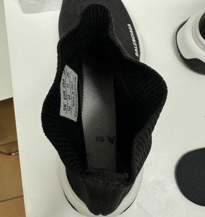 Balenciaga Speed Trainers Black White