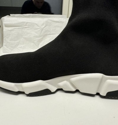Balenciaga Speed Trainers Black White