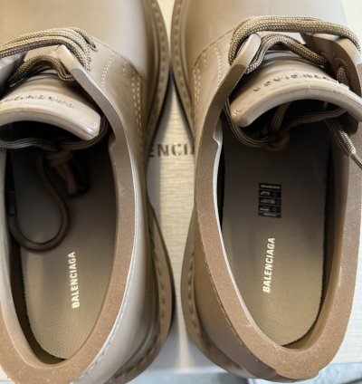 Balenciaga Steroid Derby Shoes Khaki