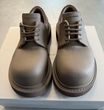 Balenciaga Steroid Derby Shoes Khaki
