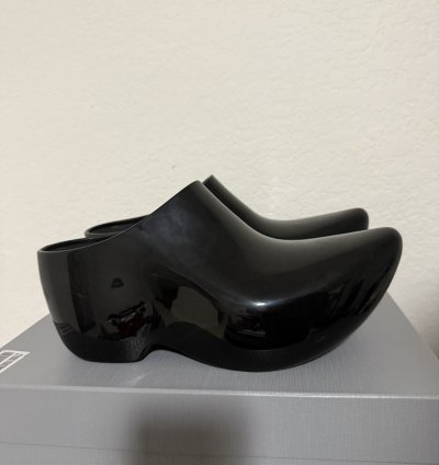 Balenciaga Technoclog Mule Shiny Black (45)