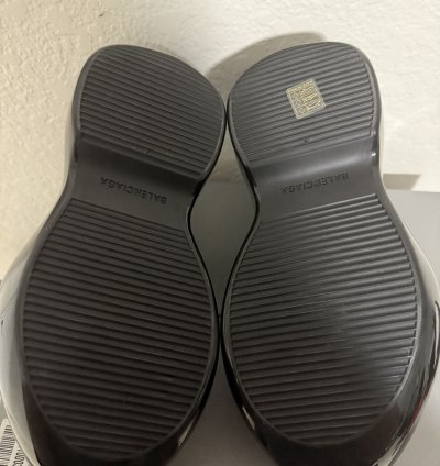 Balenciaga Technoclog Mule Shiny Black (45)