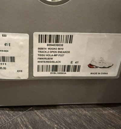 Balenciaga Track 2 sneaker size 41