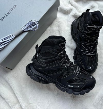 Balenciaga Track Black High Top Runners