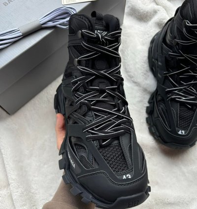 Balenciaga Track Black High Top Runners