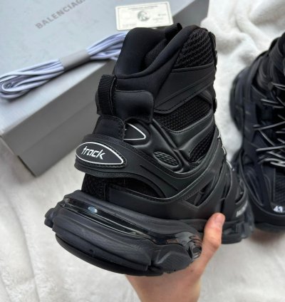 Balenciaga Track Black High Top Runners