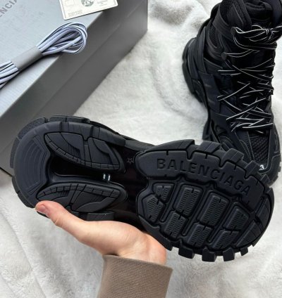 Balenciaga Track Black High Top Runners