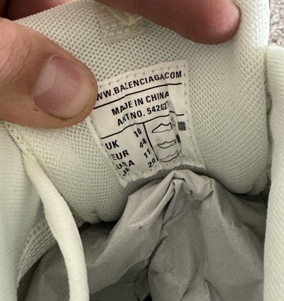 Balenciaga Track glow in the dark