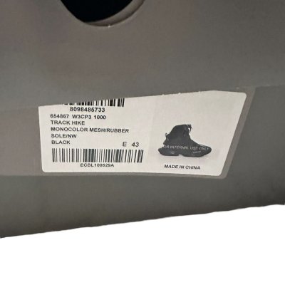 Balenciaga track hike black