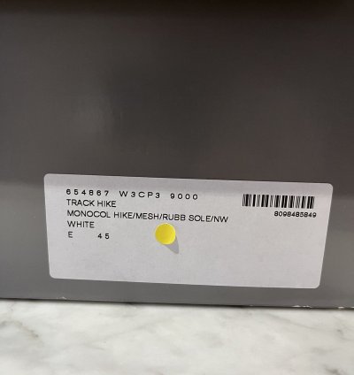 Balenciaga Track Hike High Size 45 White