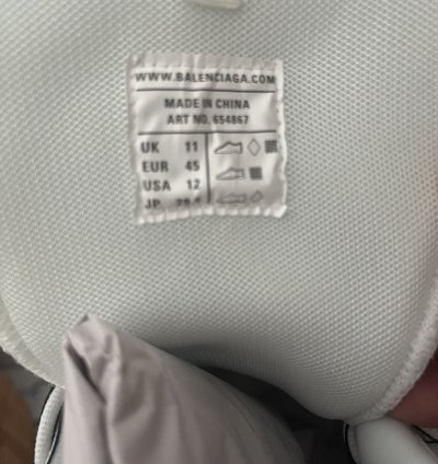 Balenciaga Track Hike High Size 45 White