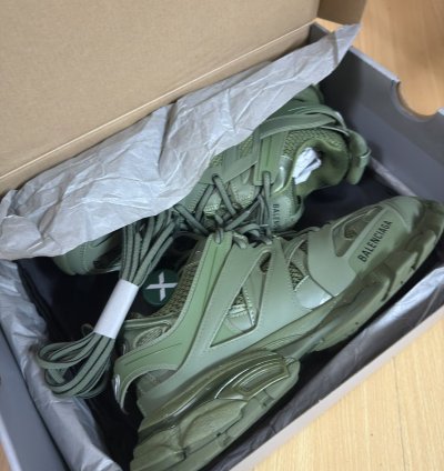 Balenciaga track khaki