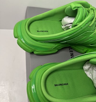 Balenciaga Track Mule Green Size 14 New With Box
