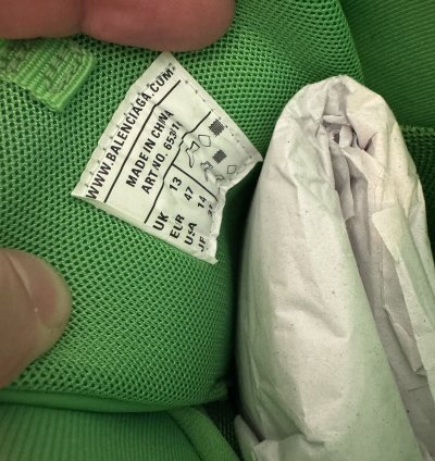 Balenciaga Track Mule Green Size 14 New With Box