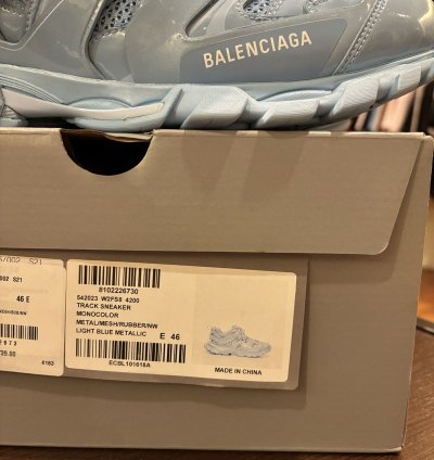 Balenciaga track runner sneaker blue brand new