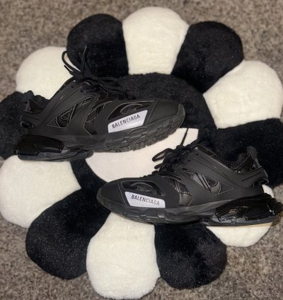 Balenciaga track runners clear sole