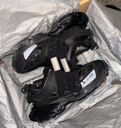 Balenciaga track runners clear sole