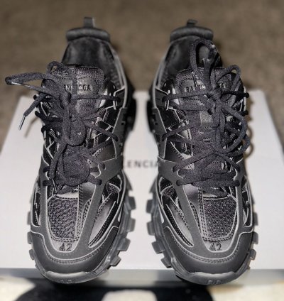 Balenciaga track runners clear sole