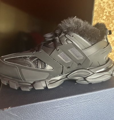 Balenciaga Track Sneaker Faux-Fur Balck 45