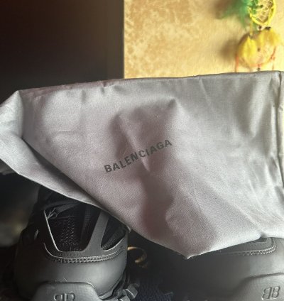 Balenciaga Track Sneaker Faux-Fur Balck 45