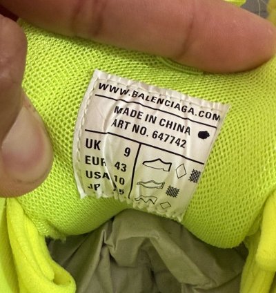 Balenciaga Track Sneaker Fluo Yellow